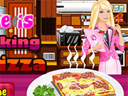 Барбі готує піцу